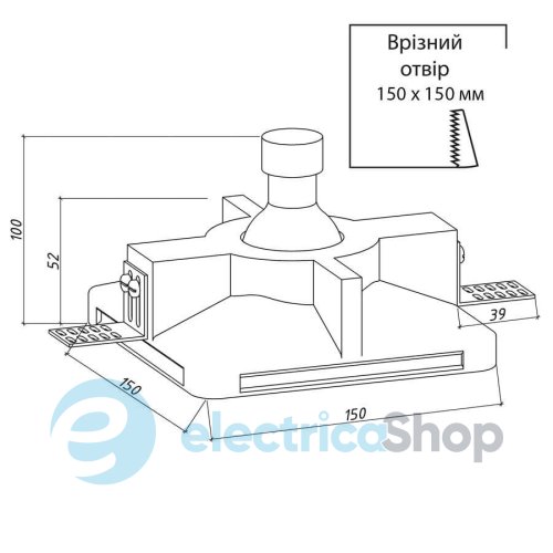 Встроенный точечный светильник 150112.01.01 ImperiumLight Ronda