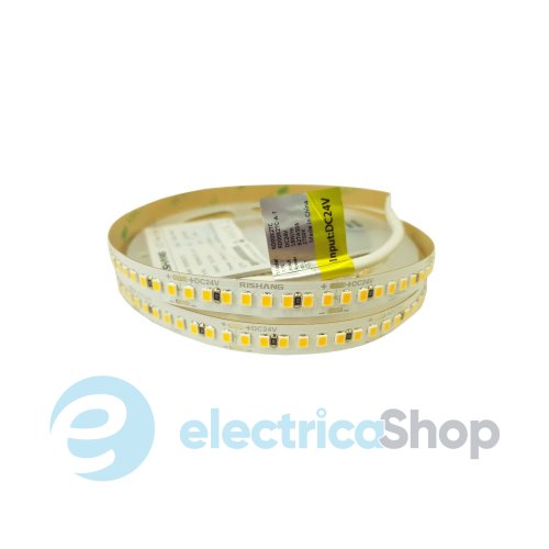 Лента cветодиодная 192 Led/m 4000K 24V, 18Вт, IP20 CRI90 RISHANG 2835-192-IP20-NW-10-24 RD00K2TC-A (9435) 3 метра, нейтральный белый свет