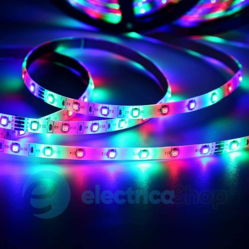Лента cветодиодная 120 Led/m RGB 24V, 12.9Вт, IP20 RISHANG 3838-120-IP20-RGB-10-24 RD00C0JP (17783) RGB цвета