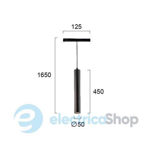 Магнитный трековый светильник Viokef Magnetic Track Spot Pendant 12W 4244201
