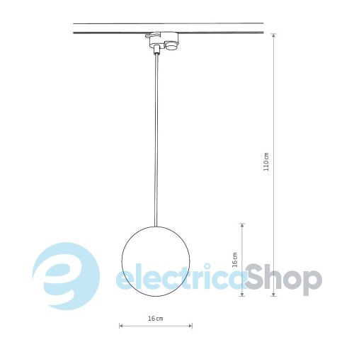 Трековый светильник Nowodvorski Snowball Wh G9 12W 11297