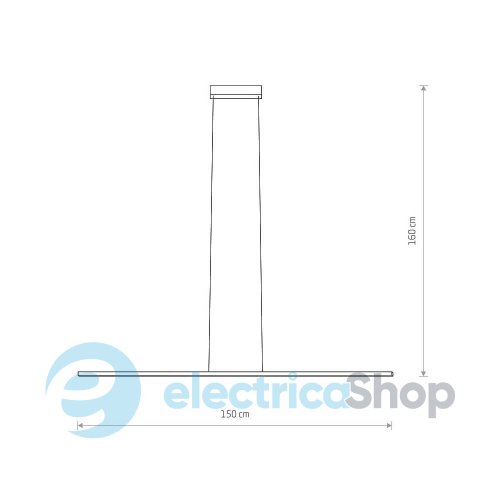 Подвесной светильник Nowodvorski Bar LED 24W 11400 3000K 1150Lm Silk Olive