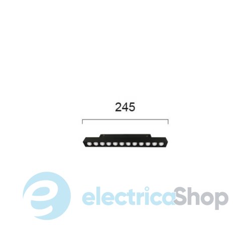Магнитный трековый светильник Viokef Magnetic Linear Antiglare L:245 4244412