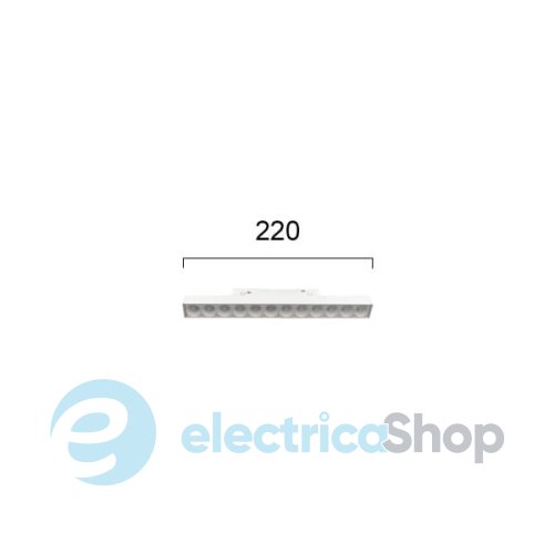 Магнитный трековый светильник Viokef Magnetic Linear Antiglare (ON-OFF) L:220 4244407S
