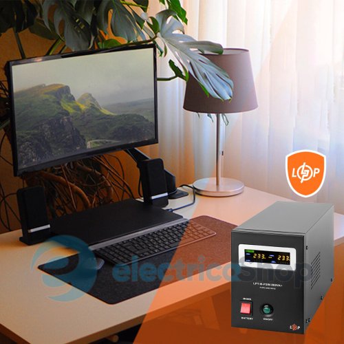 ДБЖ Logic Power з правильною синусоїдою 12V LPY-B-PSW-800VA+(560Вт) 5A/15A