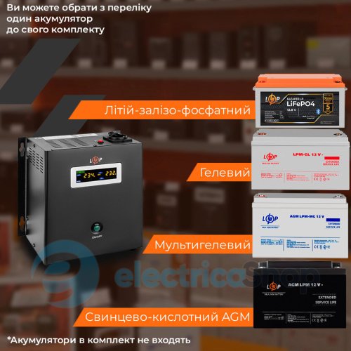 ИБП Logic Power с правильной синусоидой 12V LPY-W-PSW-1000VA+(700Вт)10A/20A