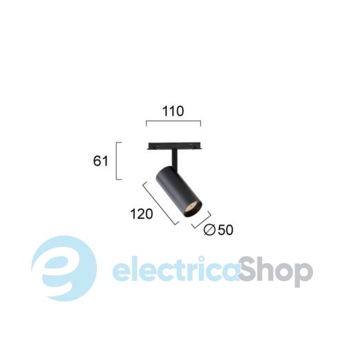 Магнитный трековый светильник Viokef Magnetic Track Spot (ON-OFF) 10W 4244000S