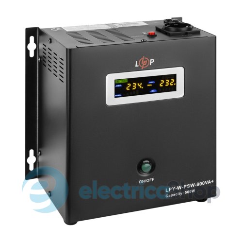 ДБЖ Logic Power з правильною синусоїдою 12V LPY-W-PSW-800VA+(560Вт)5A/15A