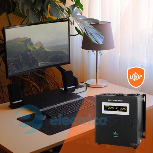 ДБЖ Logic Power з правильною синусоїдою 24V LPY-W-PSW-2500VA+(1800Вт) 17A/31A для LiFePO4