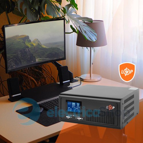 ДБЖ Logic Power з правильною синусоїдою 12V LPE-B-PSW-1000VA+ (600Вт) 1-30A