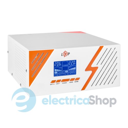 ДБЖ Logic Power з правильною синусоїдою 12V LPM-PSW-1500VA (1050Вт) White
