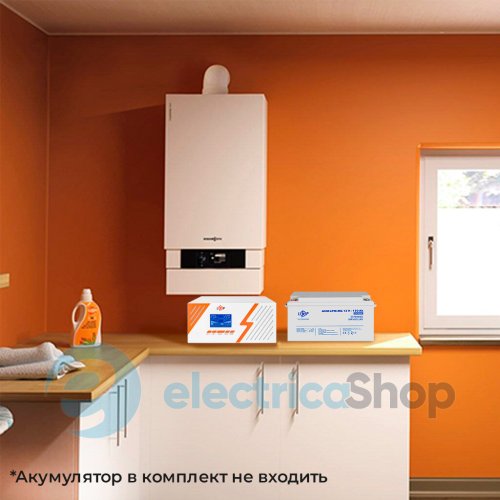 ДБЖ Logic Power з правильною синусоїдою 12V LPM-PSW-1500VA (1050Вт) White