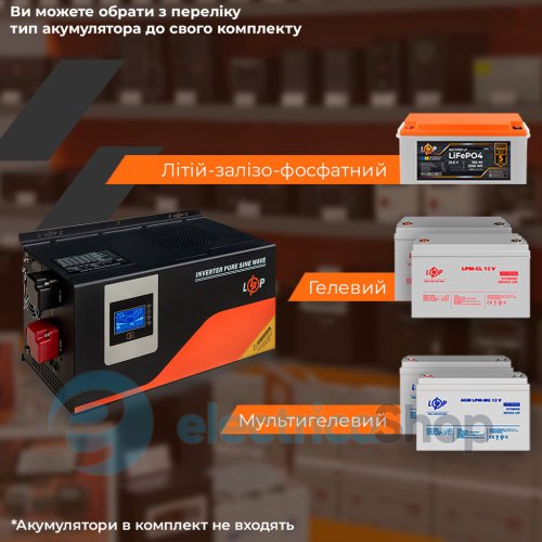 ДБЖ Logic Power LPM-PSW-4500VA (3000Вт) з правильною синусоїдою 24V