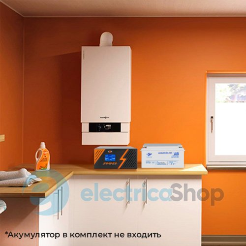 ДБЖ Logic Power з правильною синусоїдою 12V LPM-PSW-1500VA (1050Вт) Black