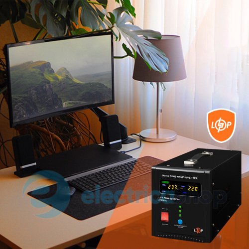 ДБЖ Logic Power LPY-PSW-1000VA+ (700Вт) 10A/20A з правильною синусоїдою 12V