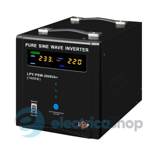 ИБП Logic Power LPY-PSW-2000VA+ (1400Вт) 10A/20A с правильной синусоидой 24V