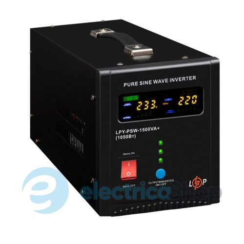 ДБЖ Logic Power LPY-PSW-1500VA+ (1050Вт) 10A/15A з правильною синусоїдою 24V