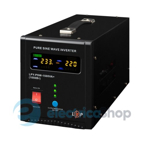 ДБЖ Logic Power LPY-PSW-1500VA+ (1050Вт) 10A/15A з правильною синусоїдою 24V