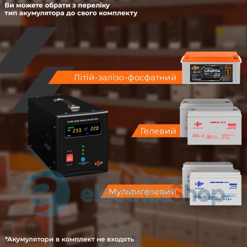 ДБЖ Logic Power LPY-PSW-1500VA+ (1050Вт) 10A/15A з правильною синусоїдою 24V