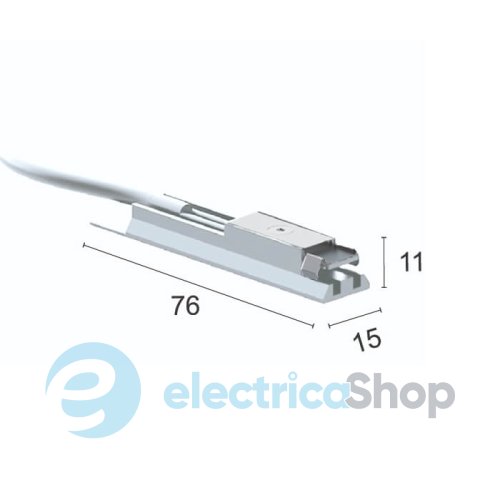 Ввод питания Viokef Magnetic Track Slim Power Feed 48V DC 02/1104