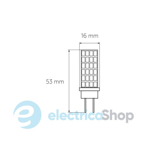 Світлодіодна лампа капсульна Eurolamp G4-5W-4000K-220V LED-G4-0540(220)