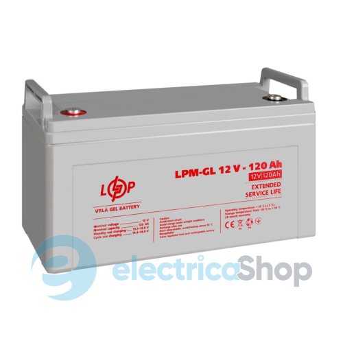 Акумулятор гелевий LPM-GL 12V - 120 Ah