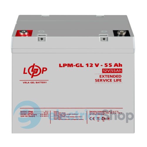 Аккумулятор гелевый LPM-GL 12V - 55 Ah (LP15266)