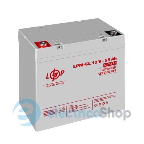 Аккумулятор гелевый LPM-GL 12V - 55 Ah (LP15266)