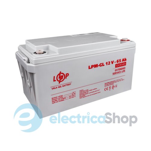 Акумулятор гелевий LPM-GL 12V - 65 Ah