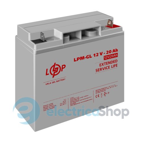 Акумулятор гелевий LPM-GL 12V - 20 Ah