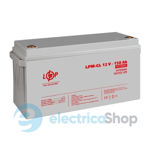 Акумулятор гелевий LPM-GL 12V - 150 Ah