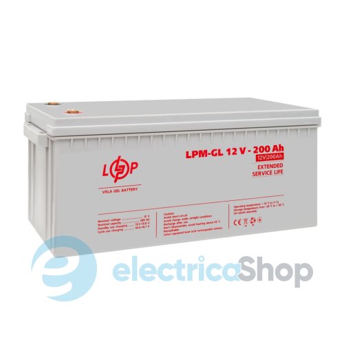 Акумулятор гелевий LPM-GL 12V - 200 Ah