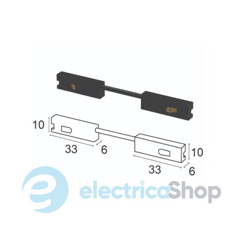 Коннектор электрический гибкий Viokef Magnetic Track Micro Electrical Connector Flexible 02/0807