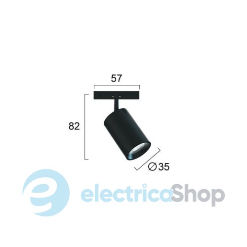 Магнітний трековий світильник Viokef Magnetic Track Micro Spot 5W 4315600