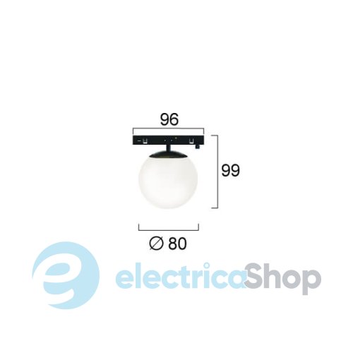 Магнітний трековий світильник Viokef Magnetic Track Micro Fixed Luminaire 4316100