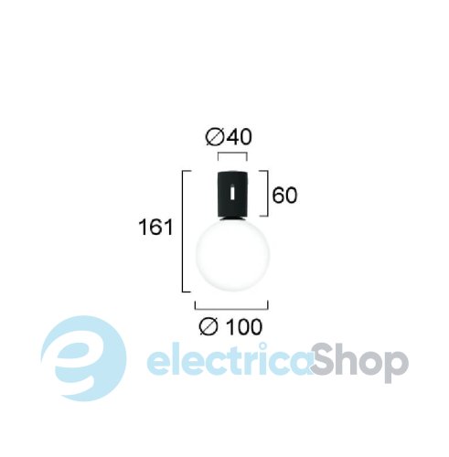 Магнітний трековий світильник Viokef Magnetic Flexy Track Fixed Luminaire D:100 6W 4314100