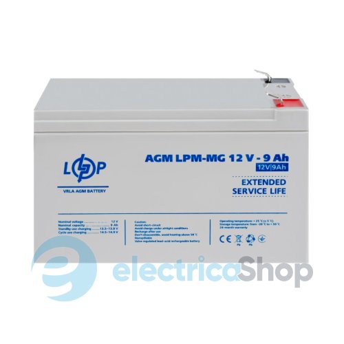 Акумулятор мультигелевий LPM-MG 12V - 9 Ah