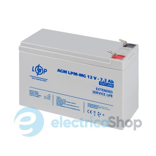 Акумулятор мультигелевий LPM-MG 12V - 7.2 Ah