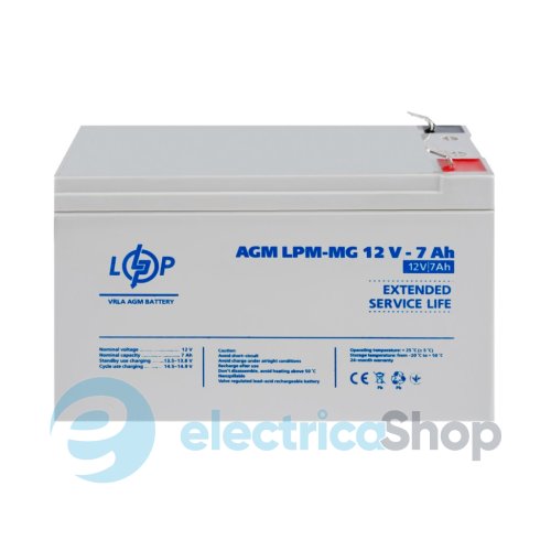 Акумулятор мультигелевий LPM-MG 12V - 7 Ah