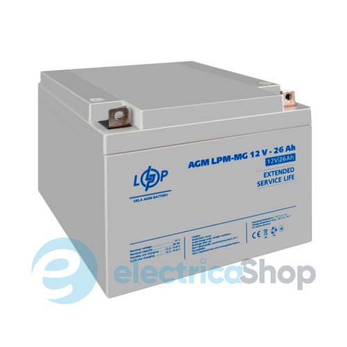 Акумулятор мультигелевий LPM-MG 12V - 26 Ah
