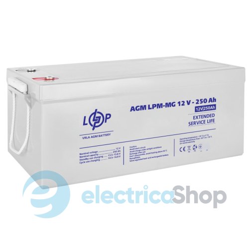 Акумулятор мультигелевий LPM-MG 12V - 250 Ah