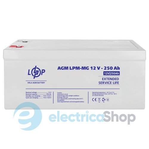 Акумулятор мультигелевий LPM-MG 12V - 250 Ah