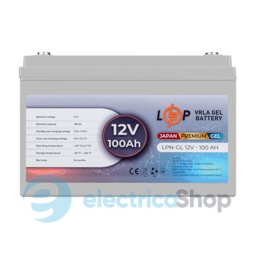 Аккумулятор гелевый LPN-GL 12V - 100 Ah