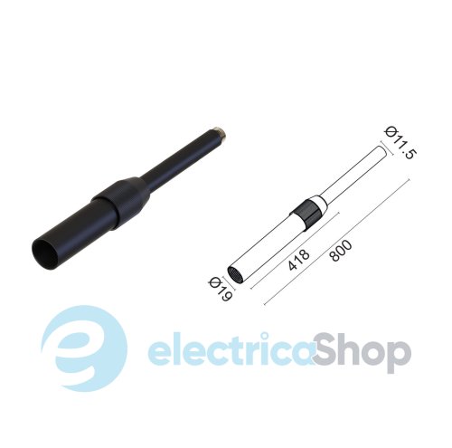 З'єднувач регульований Viokef FREEDOM Telescopic Tube L:800 02/0907