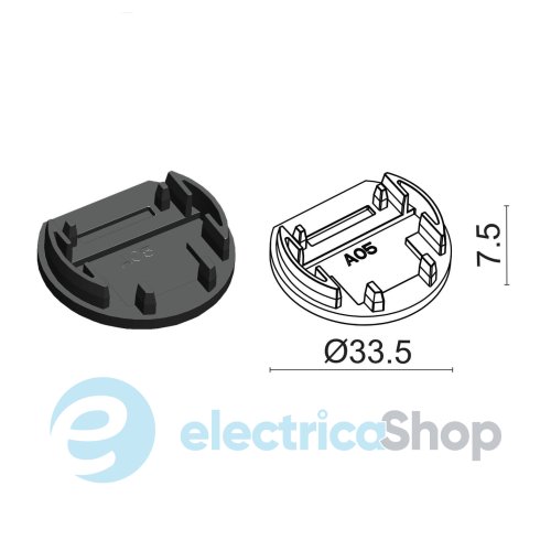 Заглушка Viokef FREEDOM Plastic Endcap (02/0913)