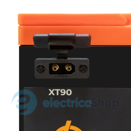 Аккумулятор LP LiFePO4 12,8V - 64 Ah (820Wh) (BMS 80A/40А) пластик 2XT90 4USB стартер