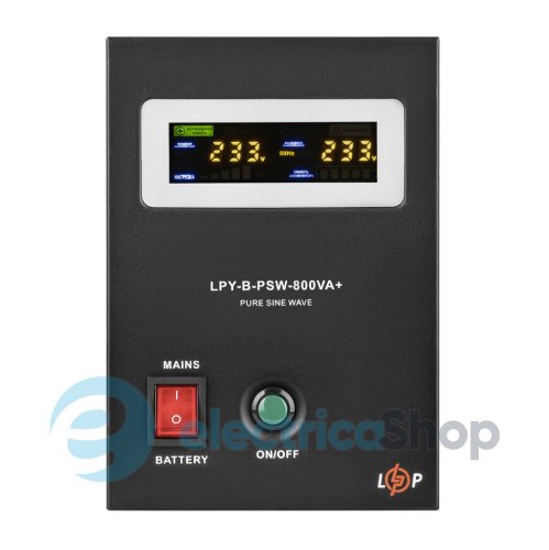 Комплект резервного живлення LogicPower ДБЖ 12V + мультигелева батарея (UPS B800 + АКБ MG 1200Wh)