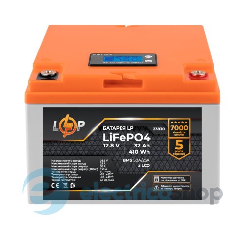 Комплект резервного питания LogicPower ИБП 12V + литиевая (LiFePO4) батарея (UPS W500+ АКБ LiFePO4 410W)