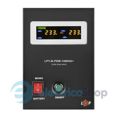 Комплект резервного питания LogicPower ИБП 12V + гелевая батарея (UPS B1500 + АКБ GL 2400Wh)