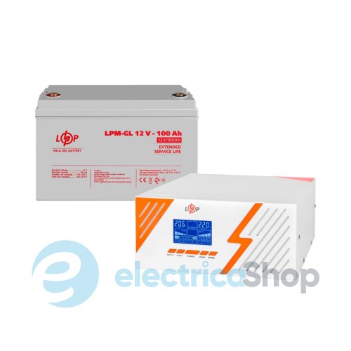 Комплект резервного питания ИБП 12V + гелевая батарея (UPS B1500 + АКБ GL 1200Wh)